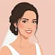 Portrait of a smiling bride