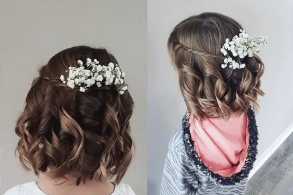 Flower Girl Hairstyles For Short Hair